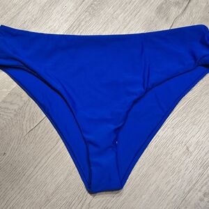 Elegant Azure Bikini Bottom